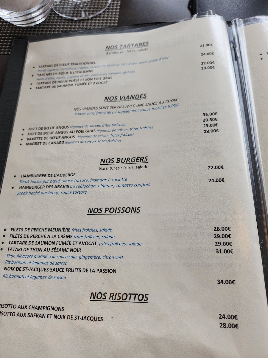 Menu Auberge De Collonges-6